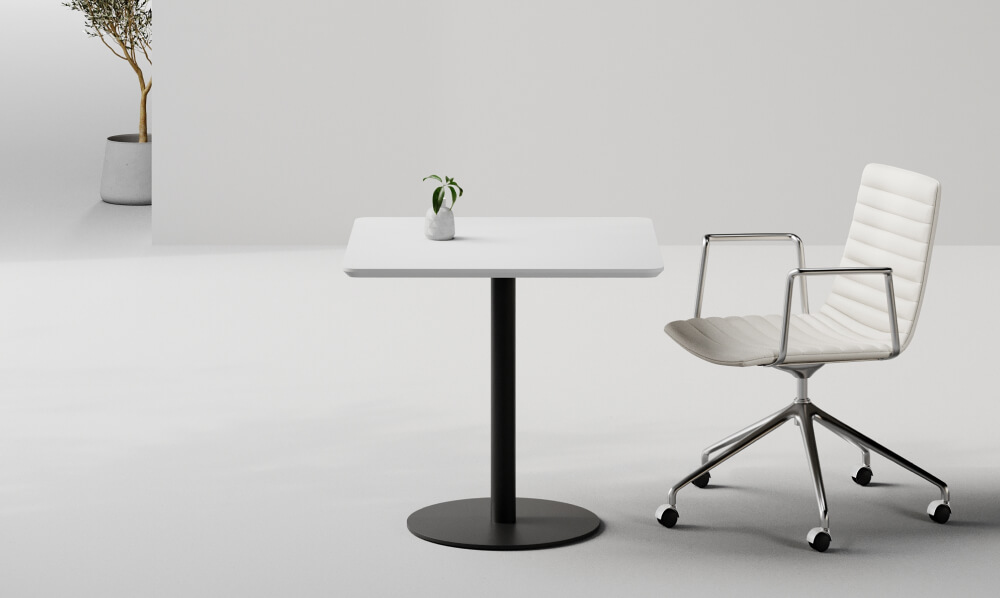 Milan Square Meeting Table in a setting
